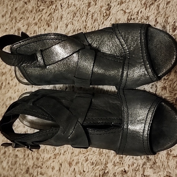 Lucca Lane Analise Stacked Heel Sandal 7.5 - Picture 1 of 6